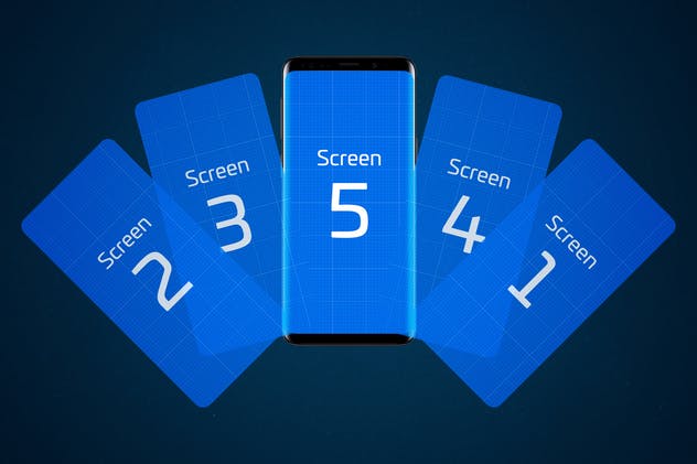 三星智能手机S9设备动态样机模板v2 Animated S9 MockUp V.2插图(8)