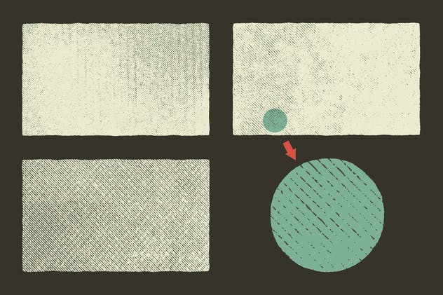 复古半色调线条矢量纹理素材 Vintage Lines Textures插图(4)