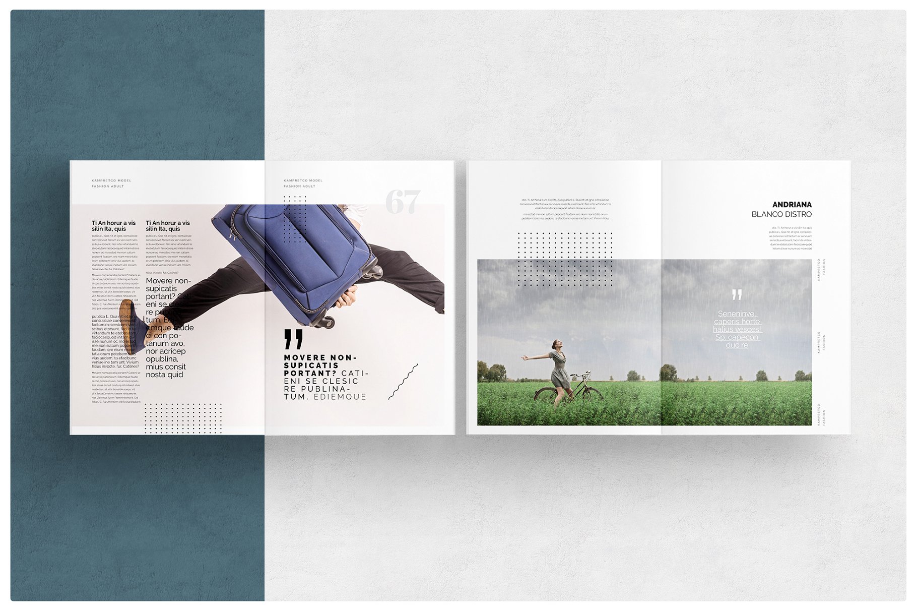 时尚范儿杂志模板 Magazine Template插图(8)