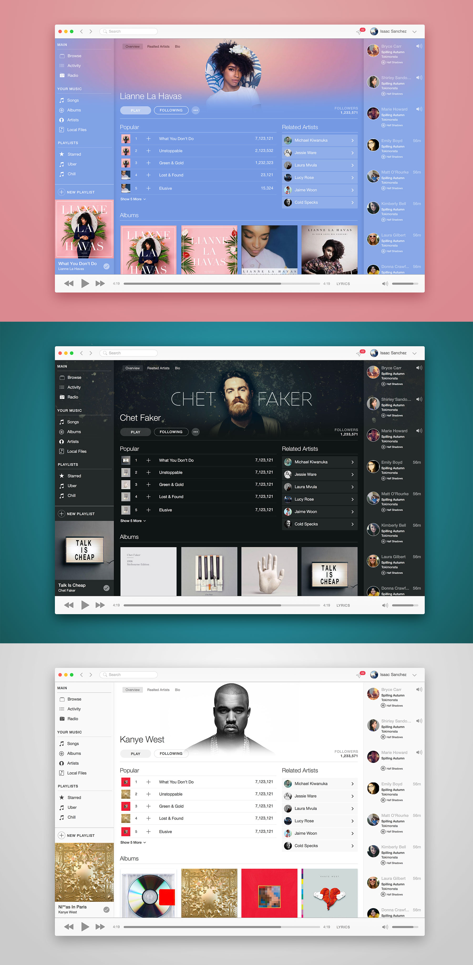 Spotify and Apple Music