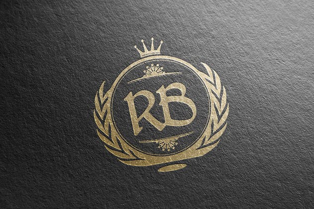 Logo商标烫金印刷效果图素材库精选模板v2 Logo Mock-Up / Exclusive Paper Edition 2插图(9)