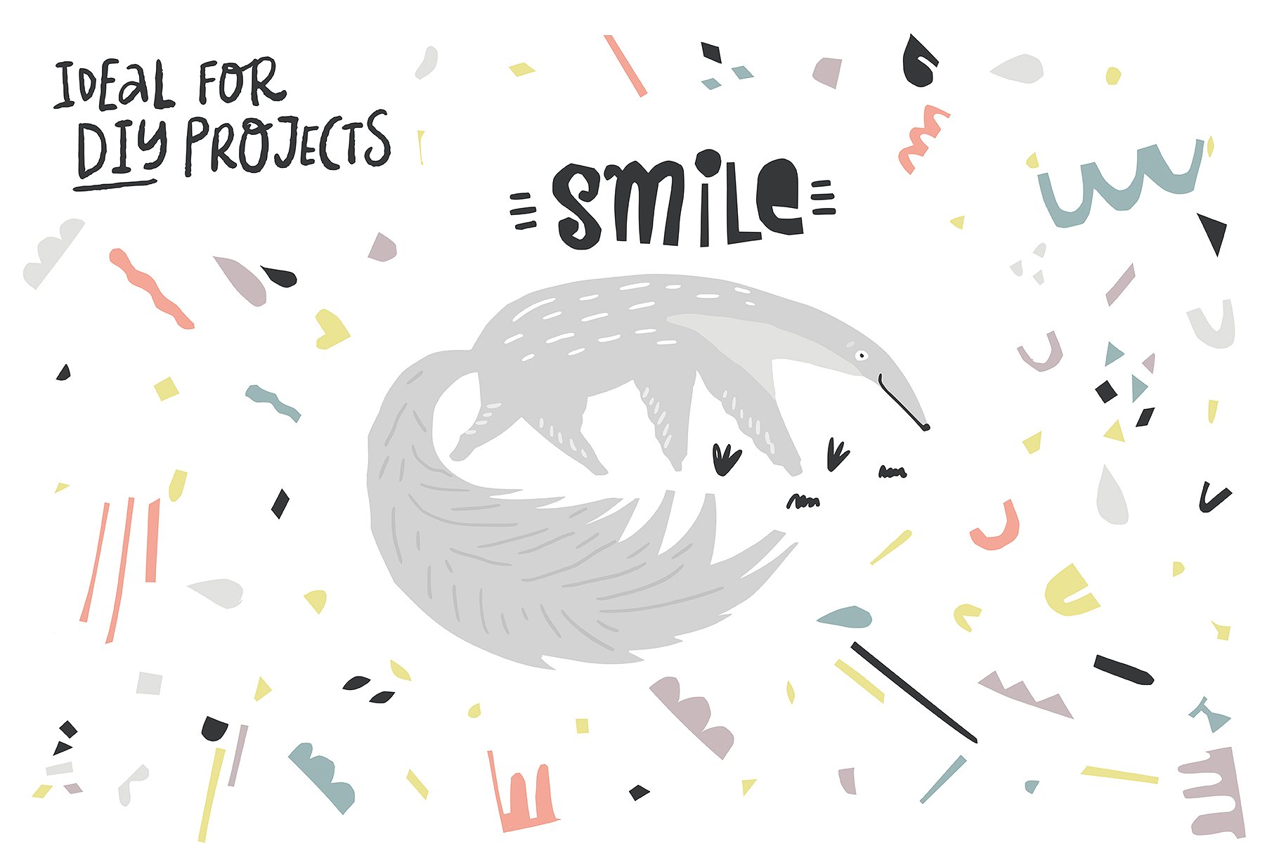 剪纸动物主题素材合集 Talking Animals Bundle插图(5)