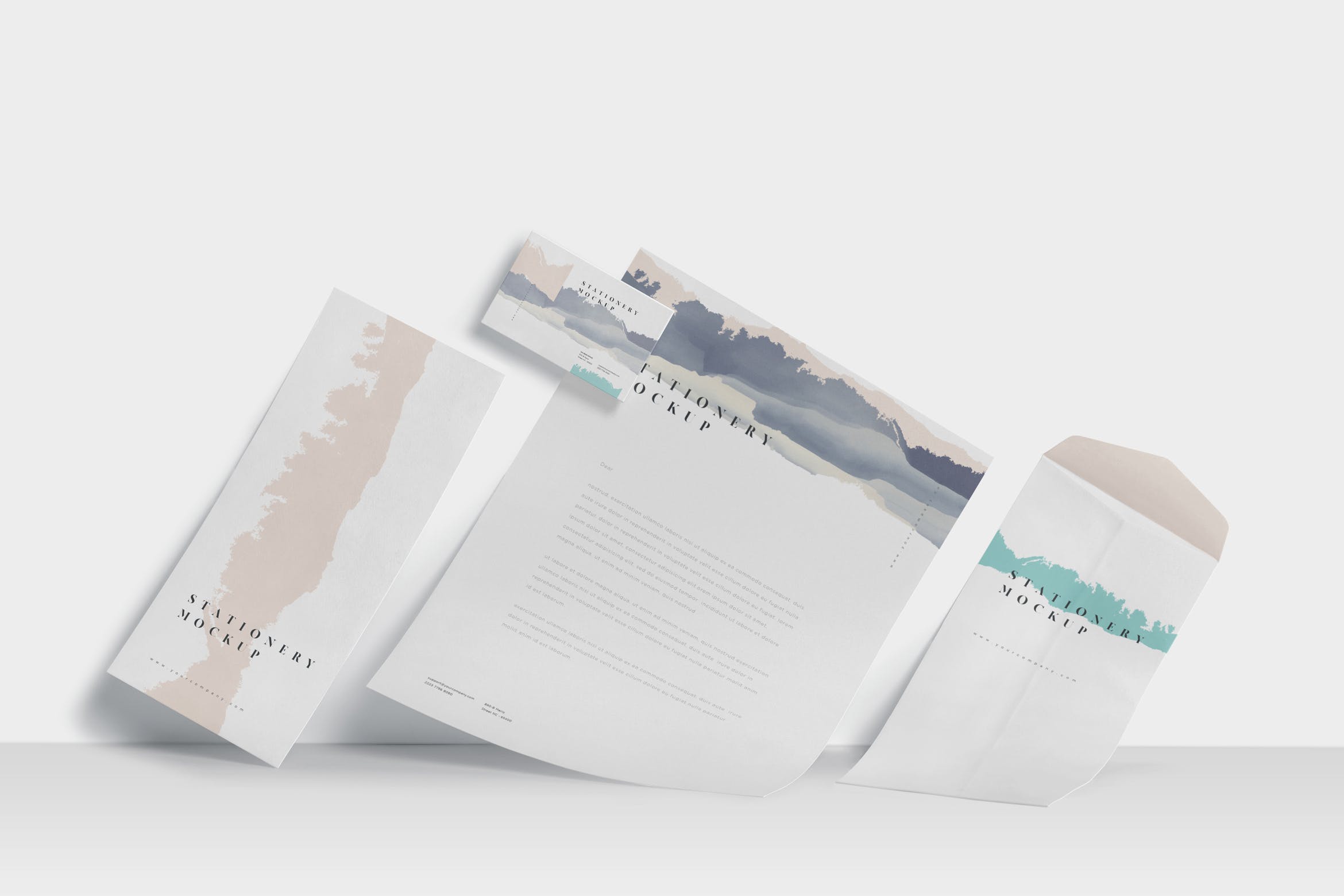 常用办公用品样机模板 Stationery Mock Ups插图