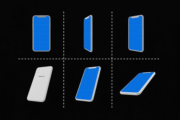 极简主义 iPhone X 样机模板 Minimal iPhone Mockup插图(3)