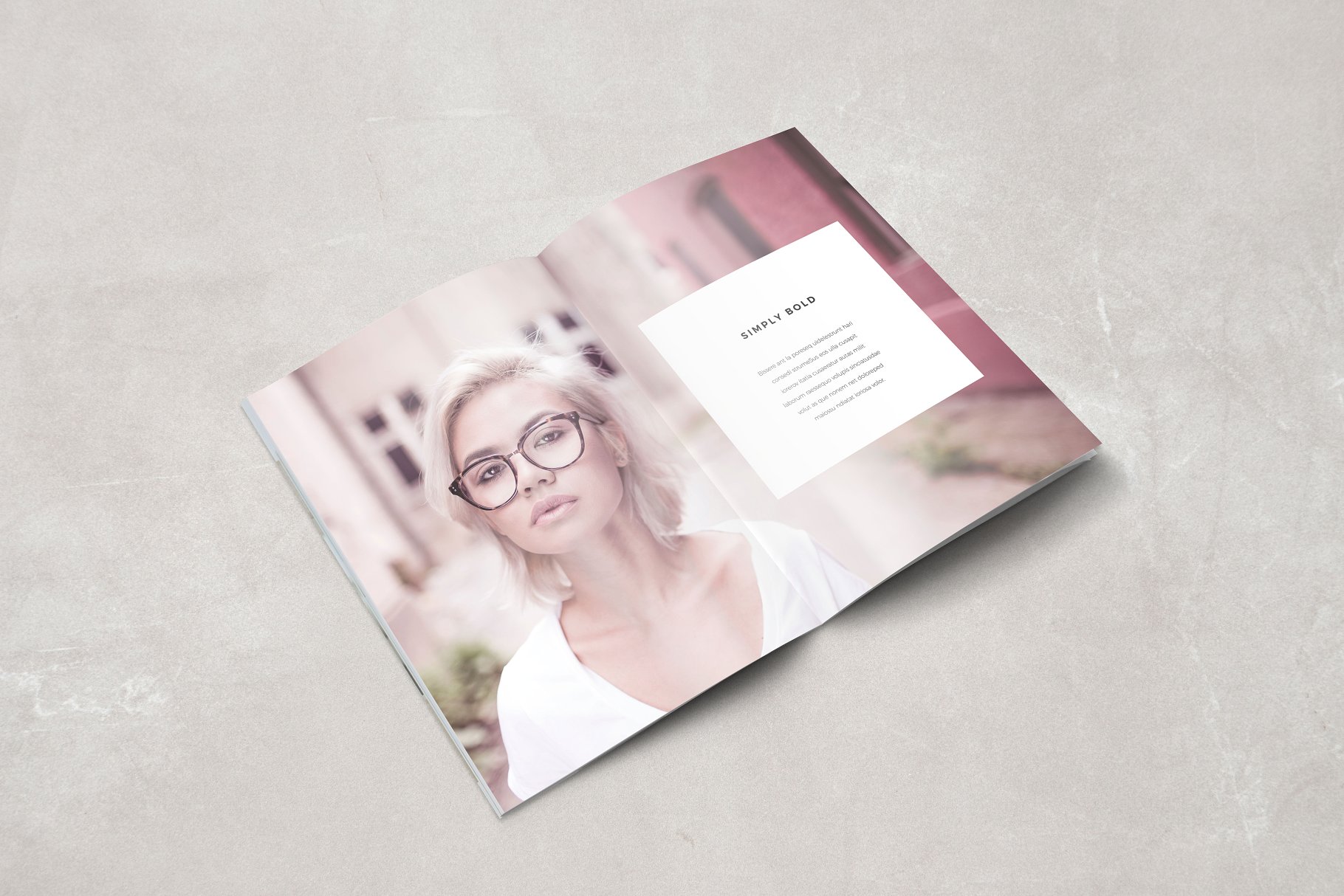 现代简约版式设计杂志模板 Graphature Magazine插图(2)