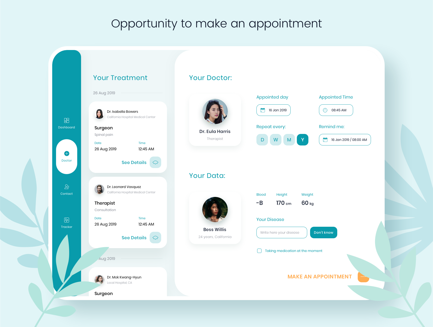 素材库下午茶:医疗保健APP应用UI设计素材库精选套件插图(2)