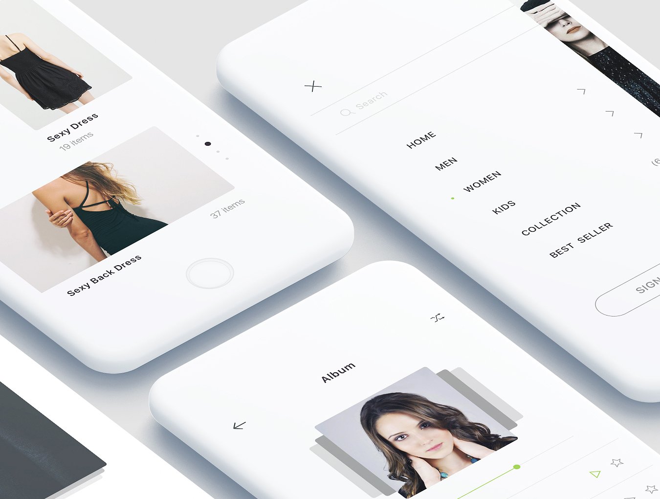 简约大方 APP UI 套件 Zade Mobile App UI KIT [for Adobe XD & Sketch]插图(3)