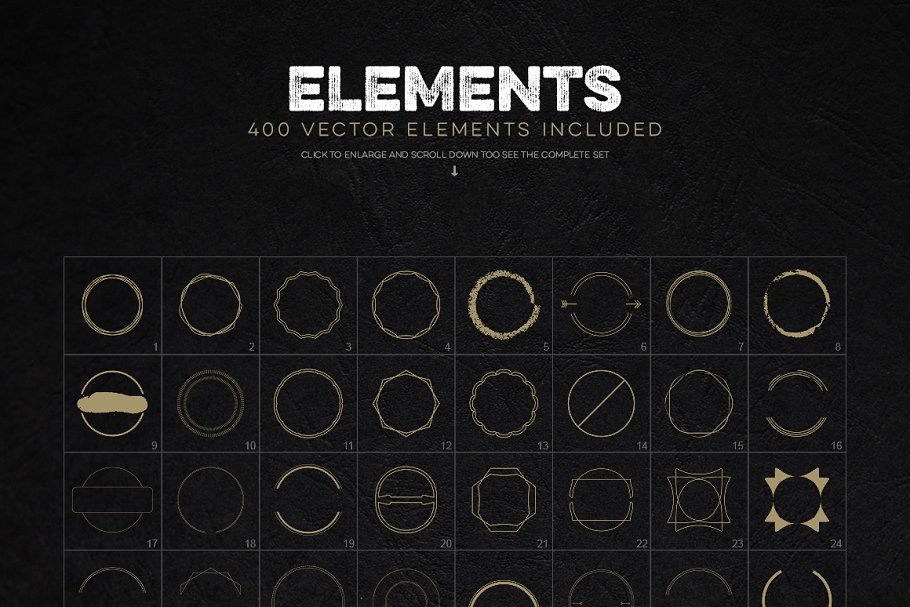 超级创意Logo设计工具包[1.59GB] Logo Creation Kit Bundle Edition插图(33)