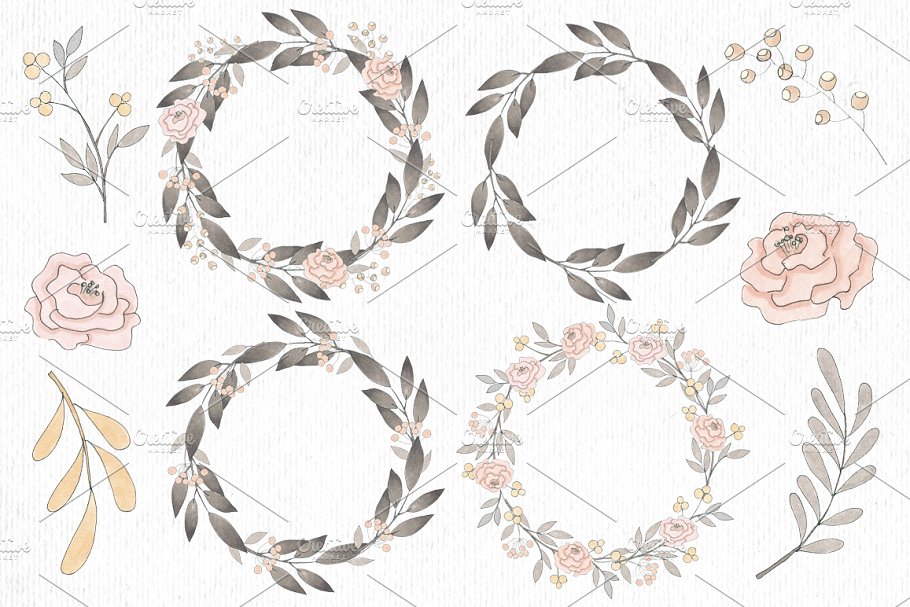 手绘动物素材合集 Hand Drawn Animals Collection插图(3)