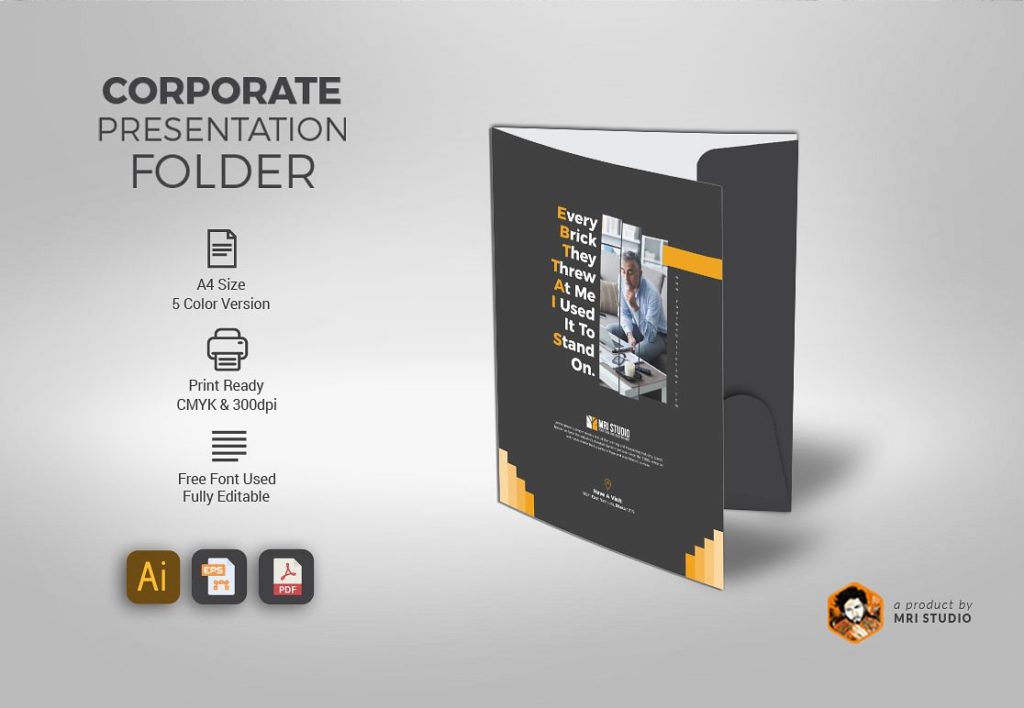 画册演示稿封面模版下载[ai,eps]插图