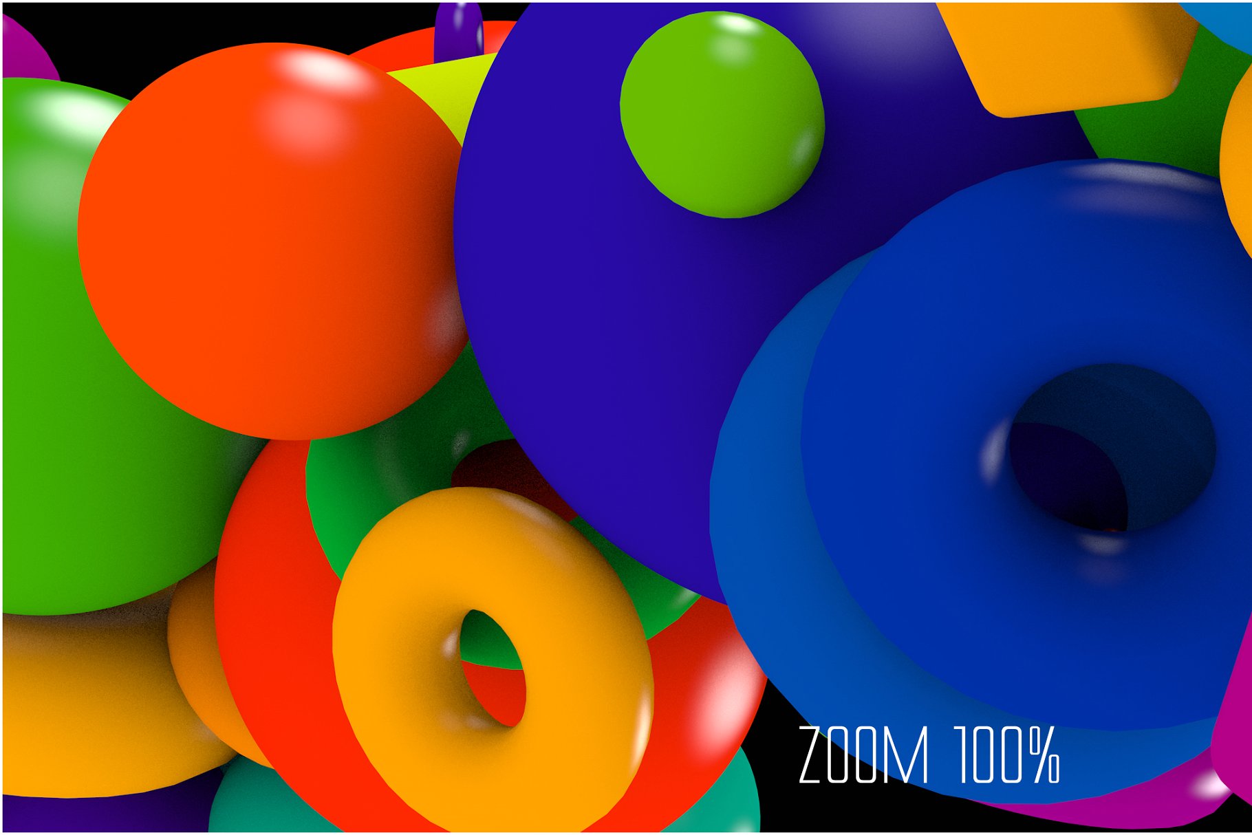 20款8K超高清多彩塑料物件组成形状叠层背景 Plastic Shapes插图(1)