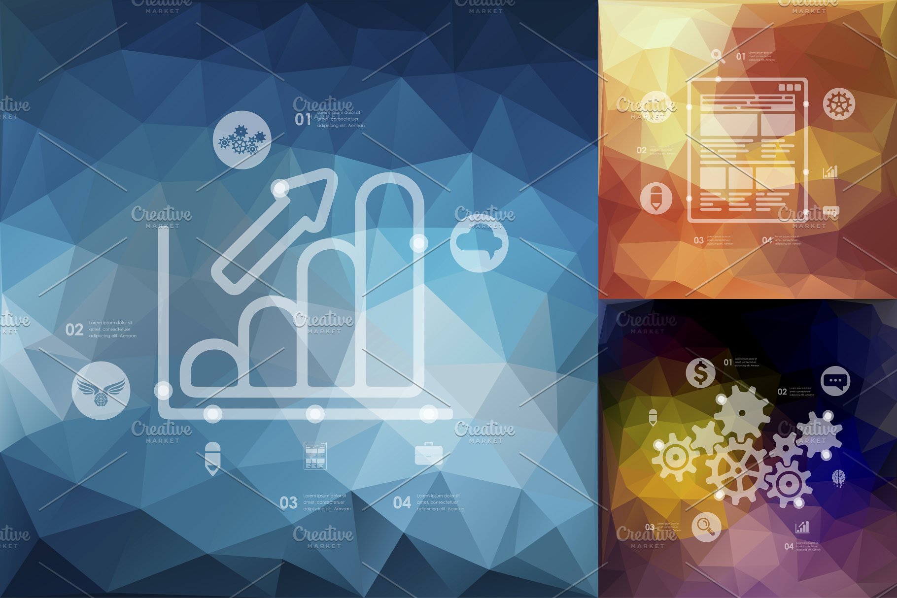 营销时间轴手绘信息图表插画合集 marketing timeline infographics插图(1)