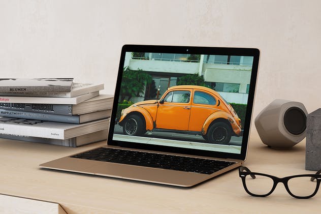 14寸笔记本电脑屏幕预览素材库精选样机模板 14×9 Laptop Screen Mock-up插图(6)