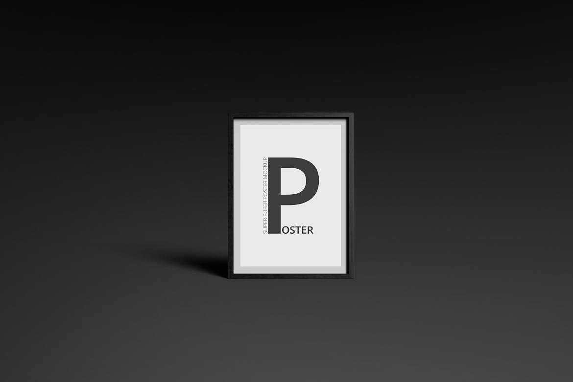 A3/A4规格海报设计画框样机模板 A3 / A4 Poster Mock-up插图(9)