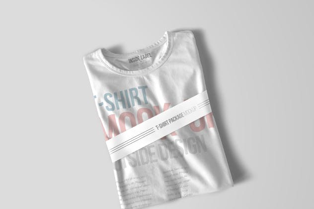 时尚印花T恤服装样机模板 T-Shirt Mockups插图(10)