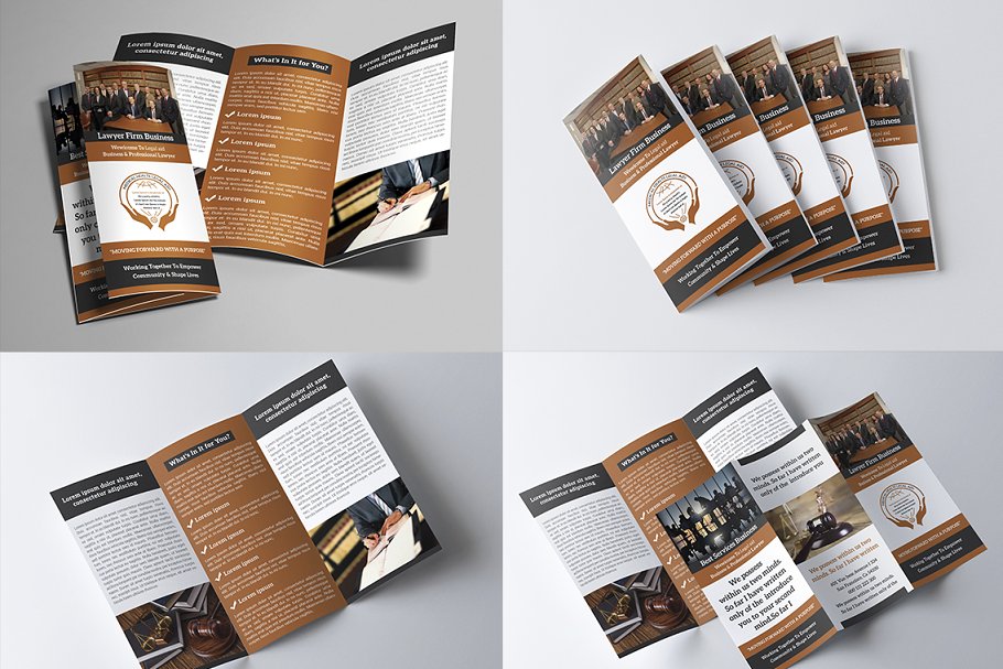 超级三折小册子模板合集 Trifold Brochure Big Bundle插图(22)