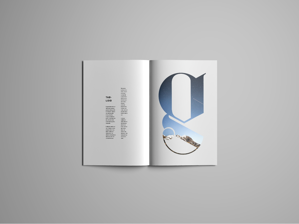 产品手册/宣传册设计效果图样机模板 Tabloid Brochure Mockup – Photoshop插图(5)