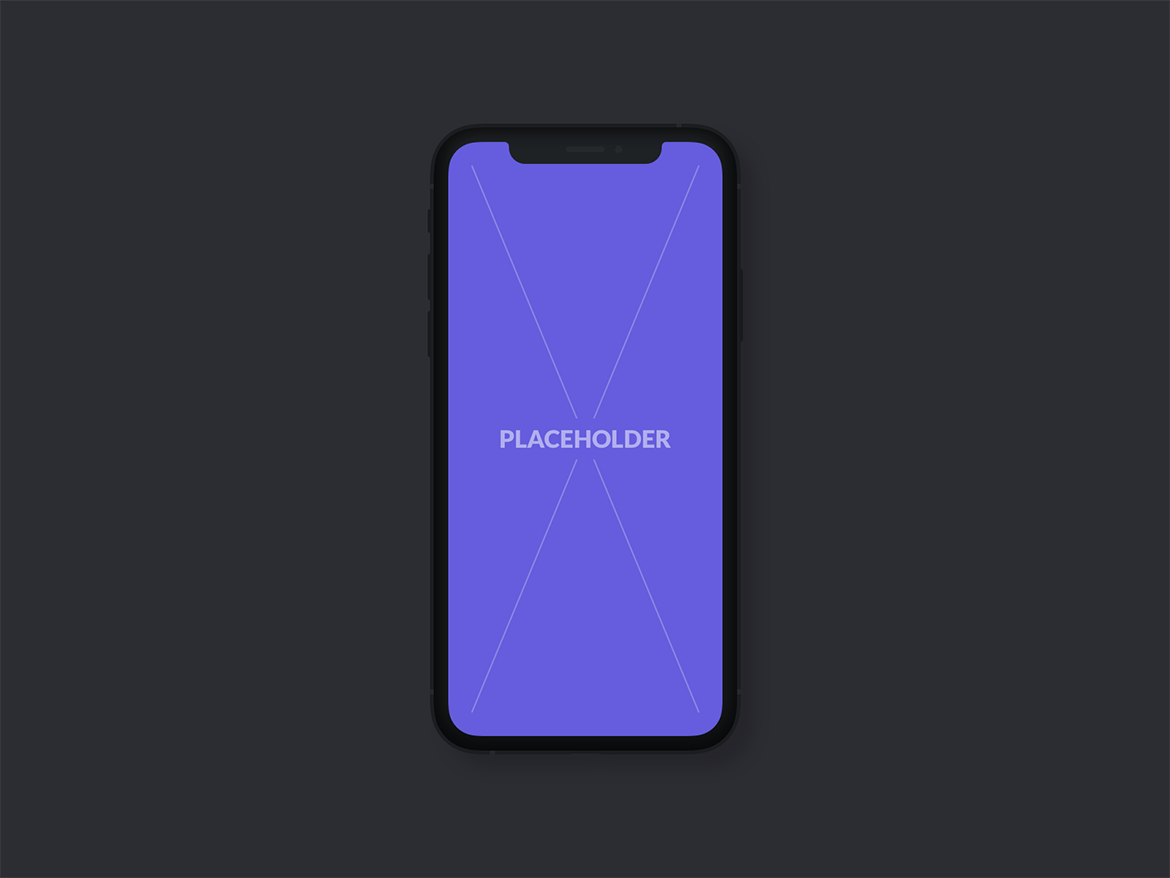 刘海屏iPhone手机等距网格素材库精选样机模板[黑色版本] Presentation Mockups Dark插图(2)