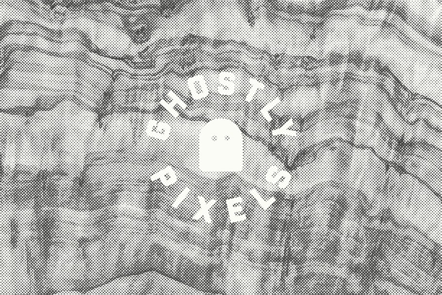 半色调木纹背景素材 Wood Halftone Textures插图(10)