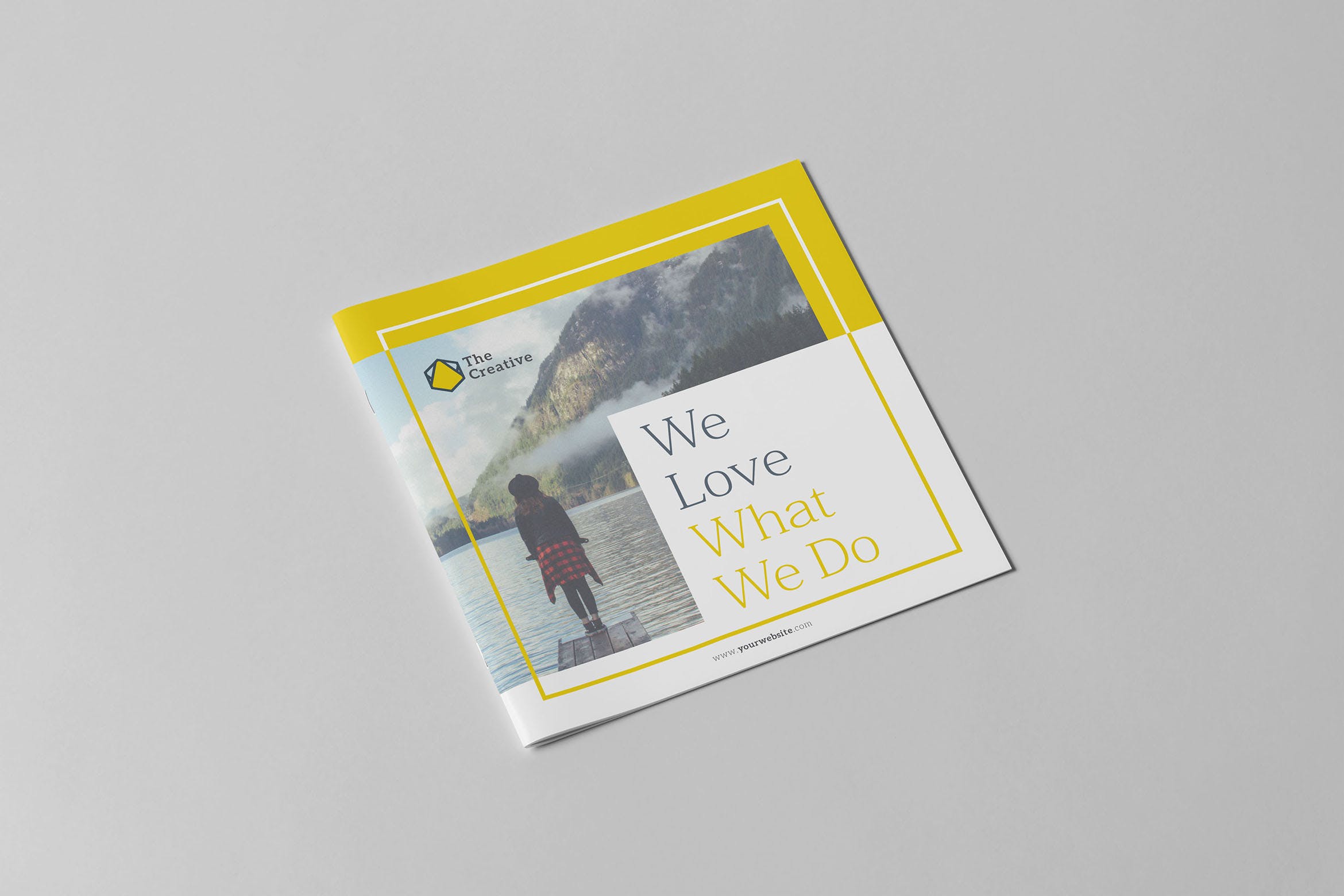 创意公司方形画册设计模板v2 The Creative Brochure – Square Vol.2插图