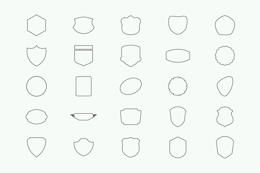 户外运动品牌Logo设计模板集 Outdoor Logo Creator插图(24)