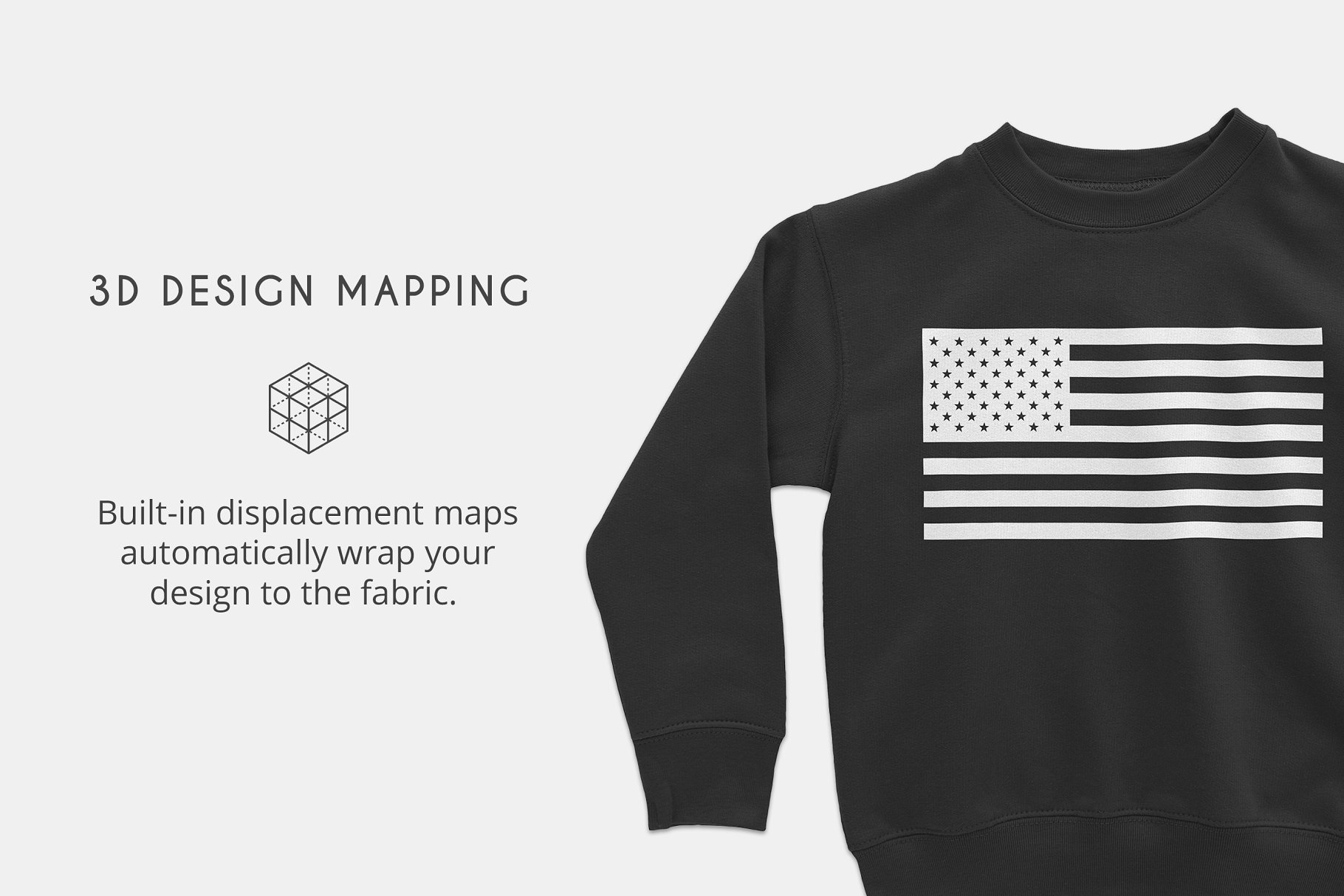 幼童长袖毛衣样机模板 Toddler’s Crew Neck Sweater Mockups插图(3)