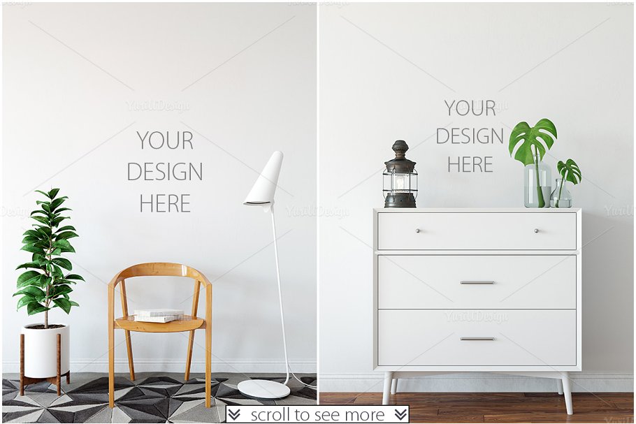 超级现代相框样机组合 Interior Frame Mockup Bundle Vol 3 [2.65GB]插图(2)