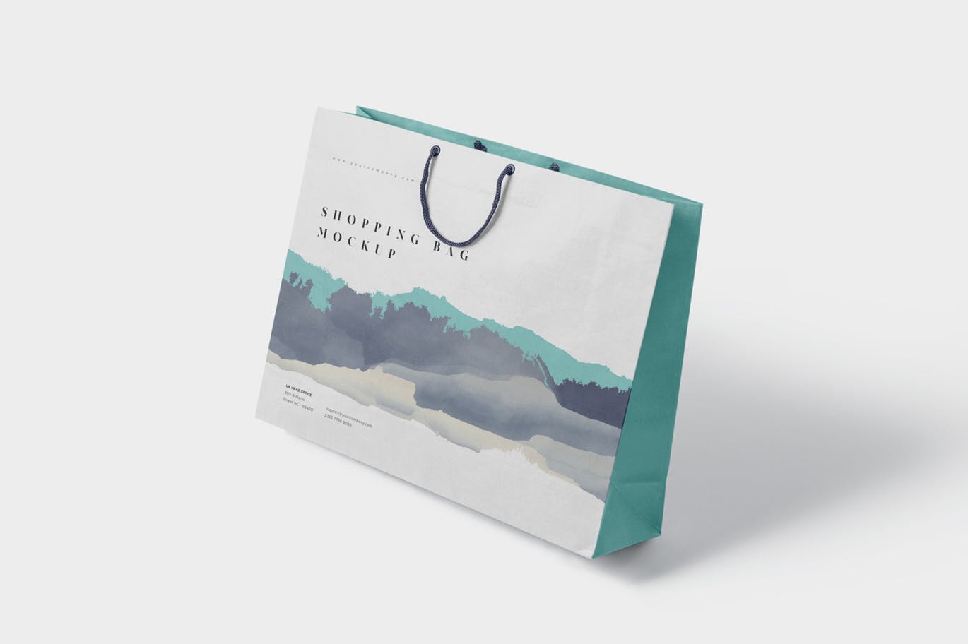 5个高品质的时尚高端吸引人的房地产手提袋购物袋包装设计VI样机展示模型mockups插图(3)