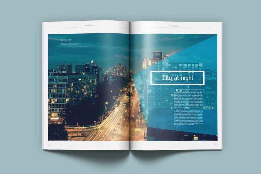 A4&美国信纸规格杂志通用模板 Novo Modern Magazine插图(3)