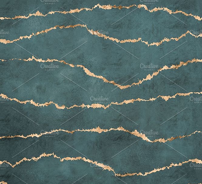 华丽的玫瑰金箔大理石纹理 Entropy’s Ballroom Rose Gold Texture插图(3)