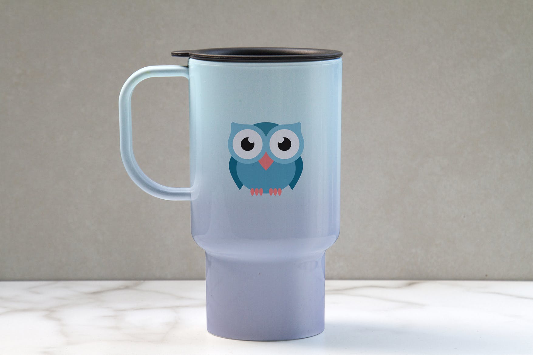 便携式杯子图案设计预览素材库精选 Portable Cup Mockup插图(1)