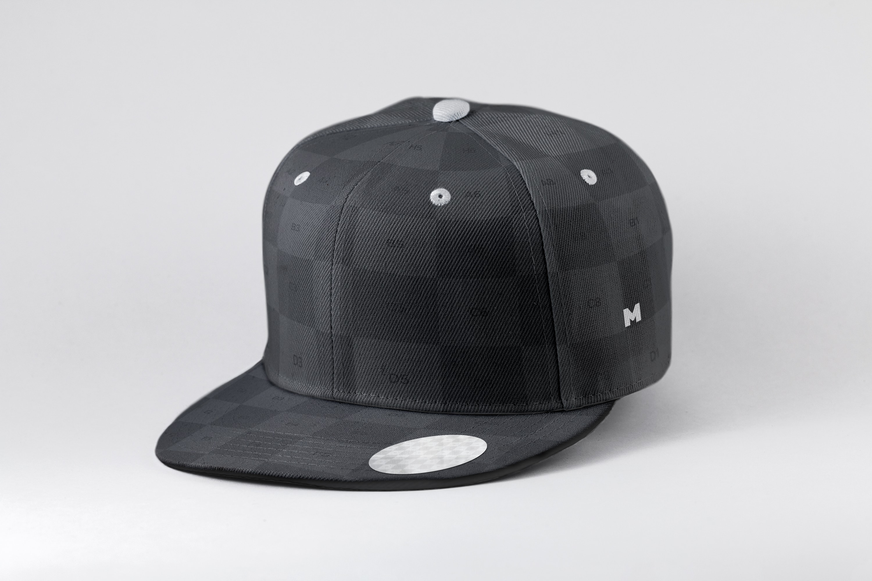 运动帽品牌设计前视图样机模板01 Sports Cap Semi Front View Mockup 01插图(4)