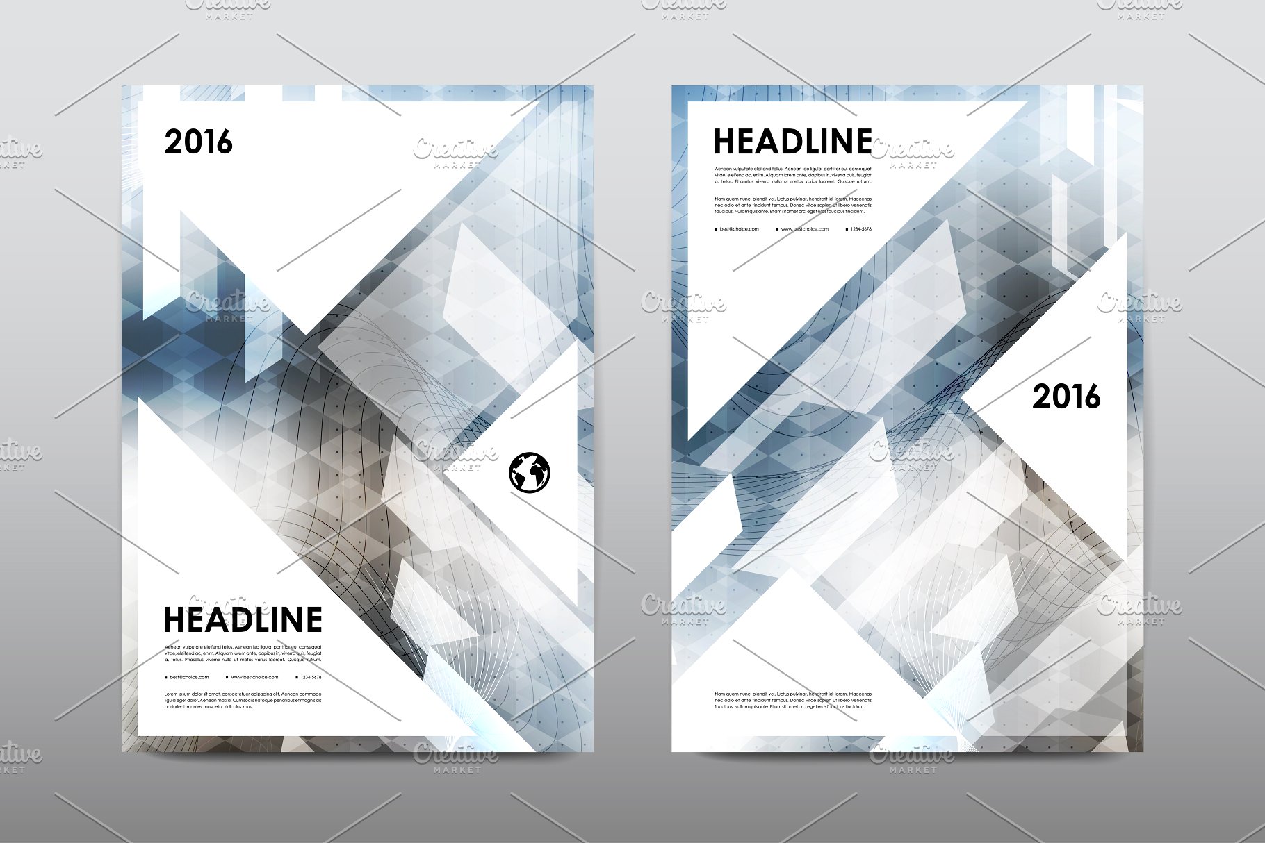 50+企业商业主题宣传小册子模板合集 50+ Business Brochures Bundle插图(13)