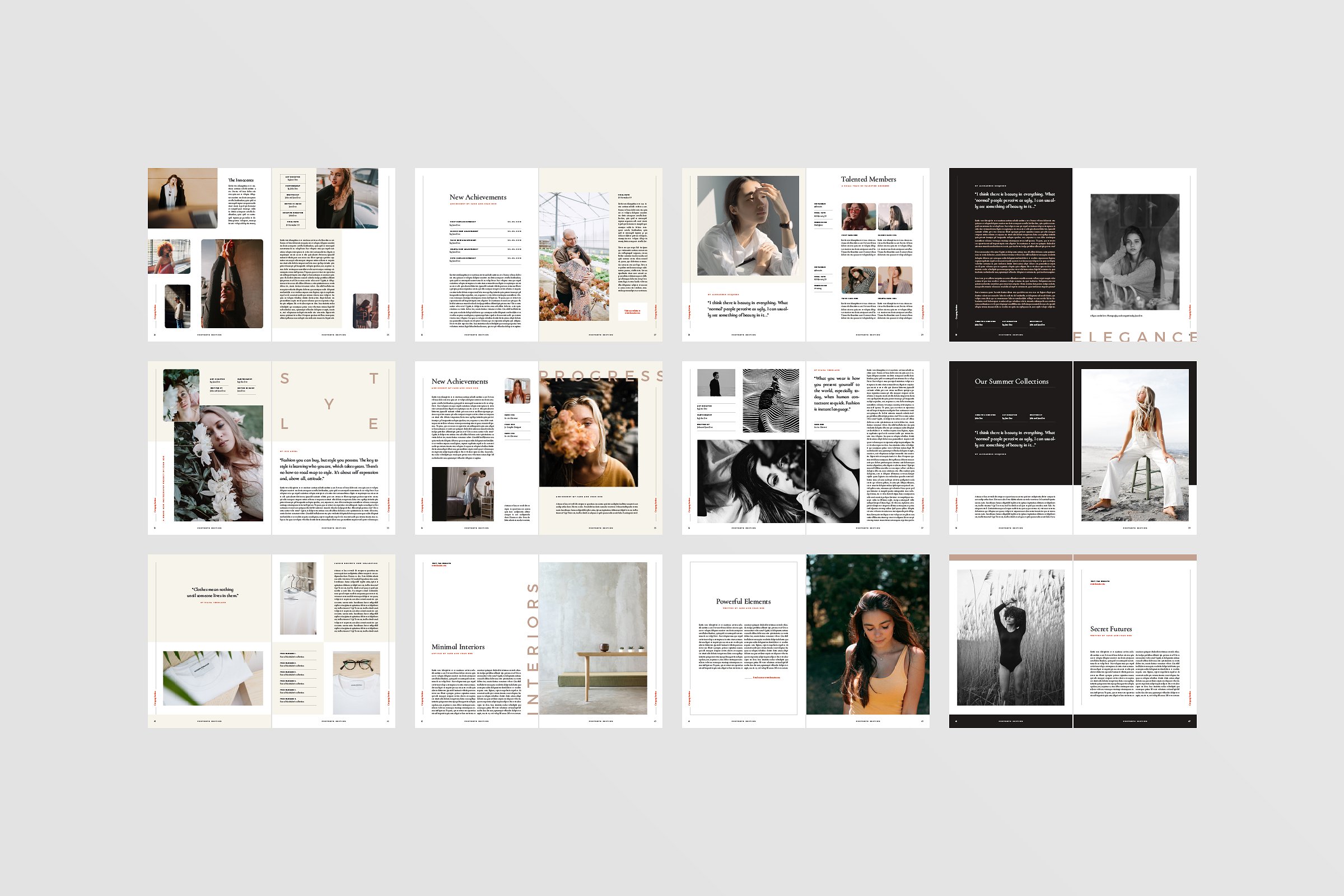简约时尚摄影产品杂志模板 San Francisco Magazine插图(9)