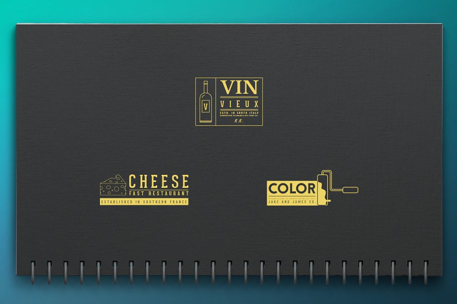 100款西方图文Logo模板合集 100 Fresh Logo Templates Vol.2插图(11)