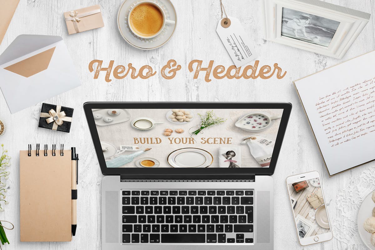 超级巨无霸Banner&Header场景设计套装 Countryside Mockup Creator插图