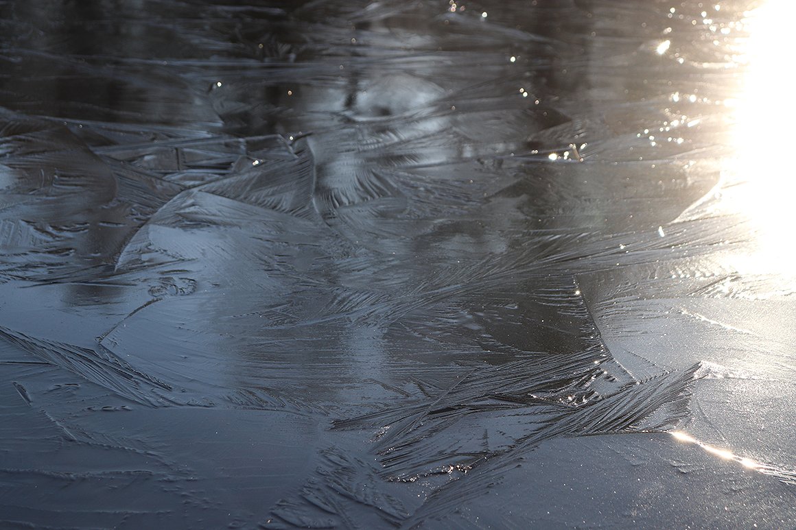 10个高质量冰湖冰表面背景纹理插图(2)