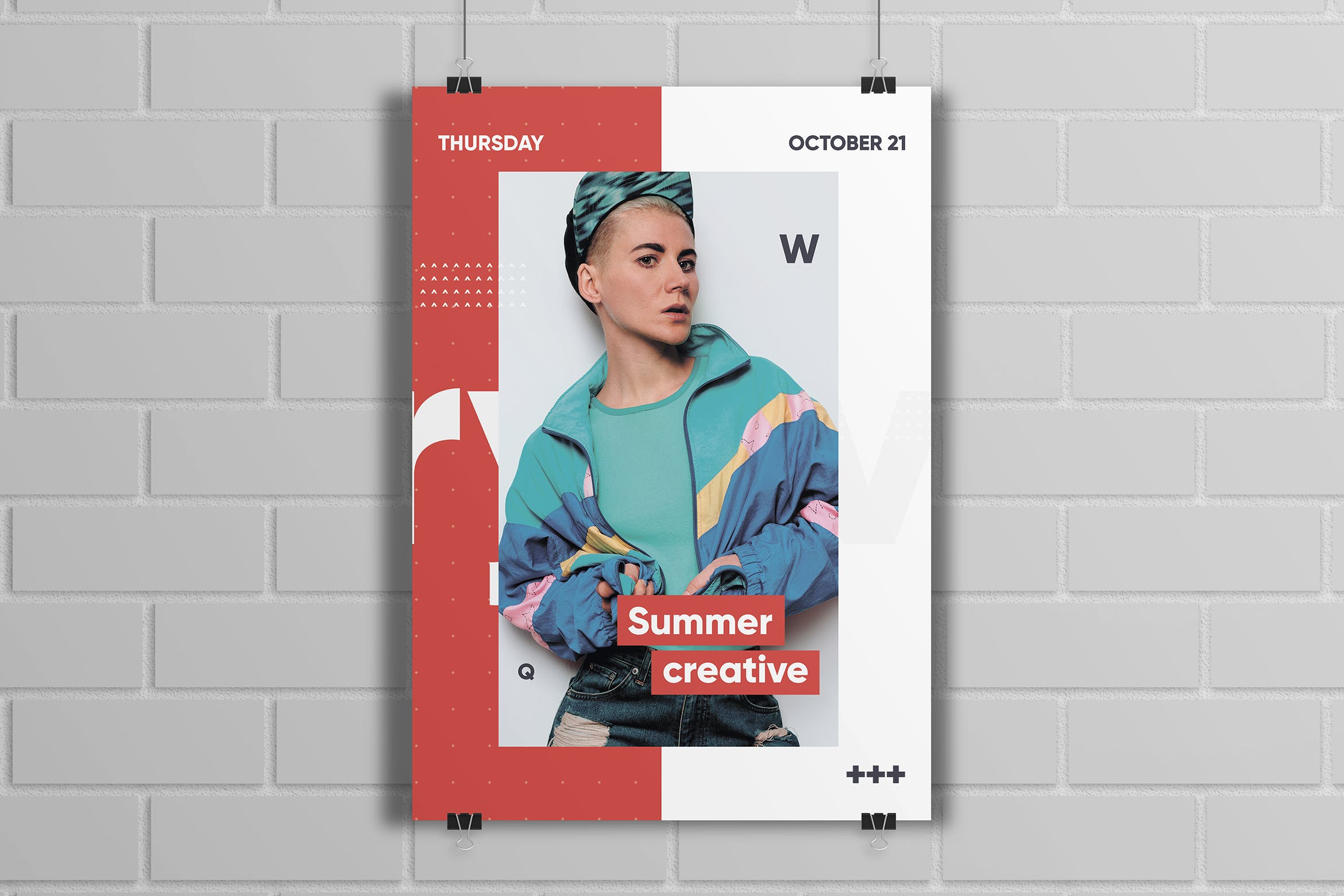 潮流时尚风格海报PSD素材素材库精选模板 Pashion Style Poster插图