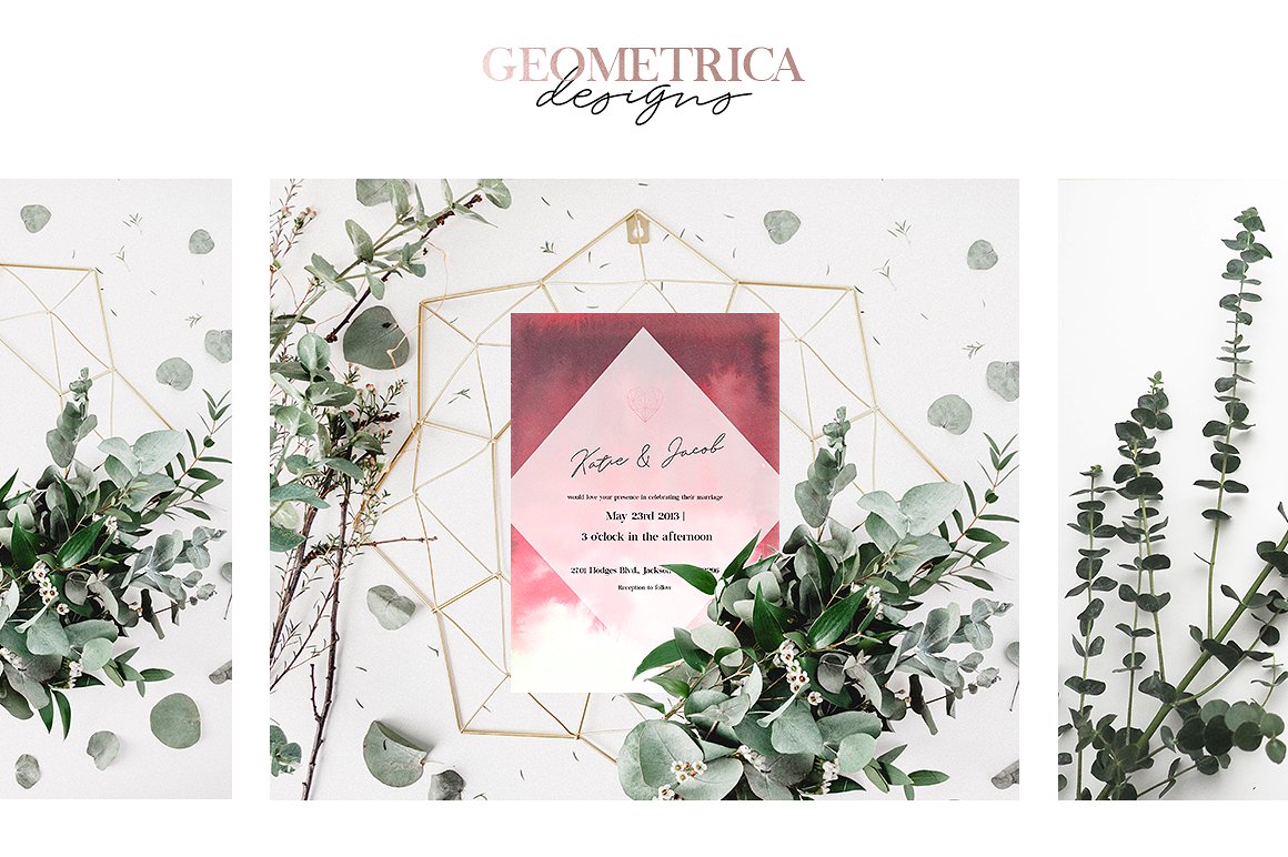 轻柔流畅的几何图案&水彩纹理合辑下载[ai,eps,png,jpg]插图(7)