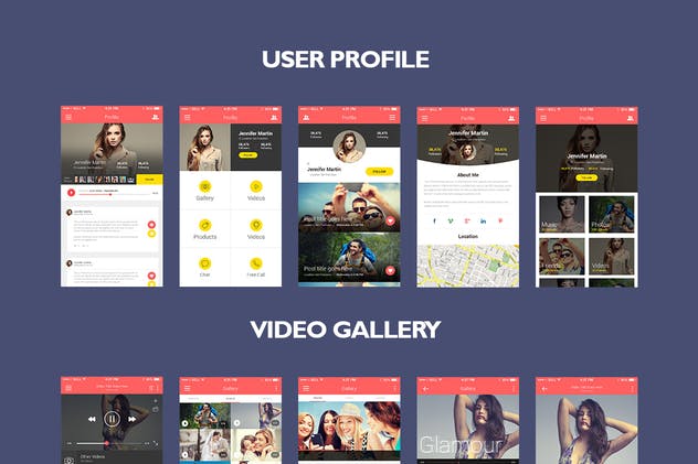 电商/资讯/影音等多用途 APP UI 套件 Zoom UI Kit插图(3)