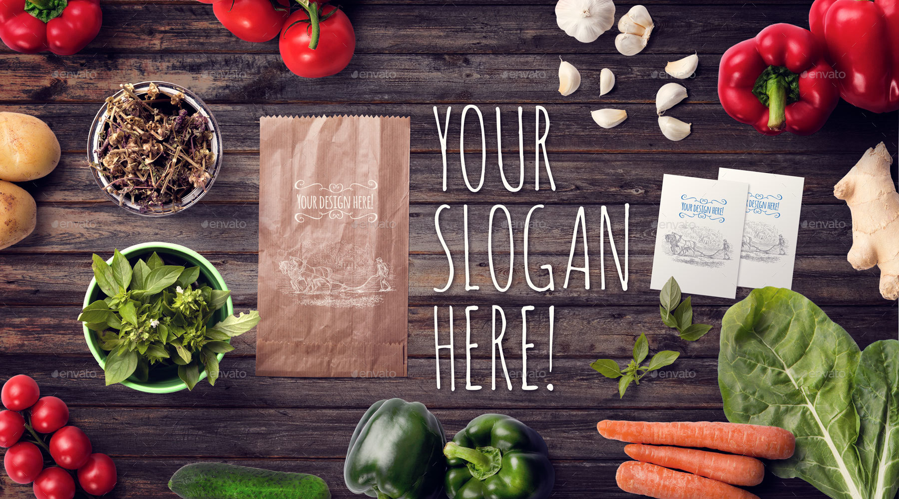 高品质有机食品的展示模型&英雄图片下载 2.49 GB[PSD]插图(7)