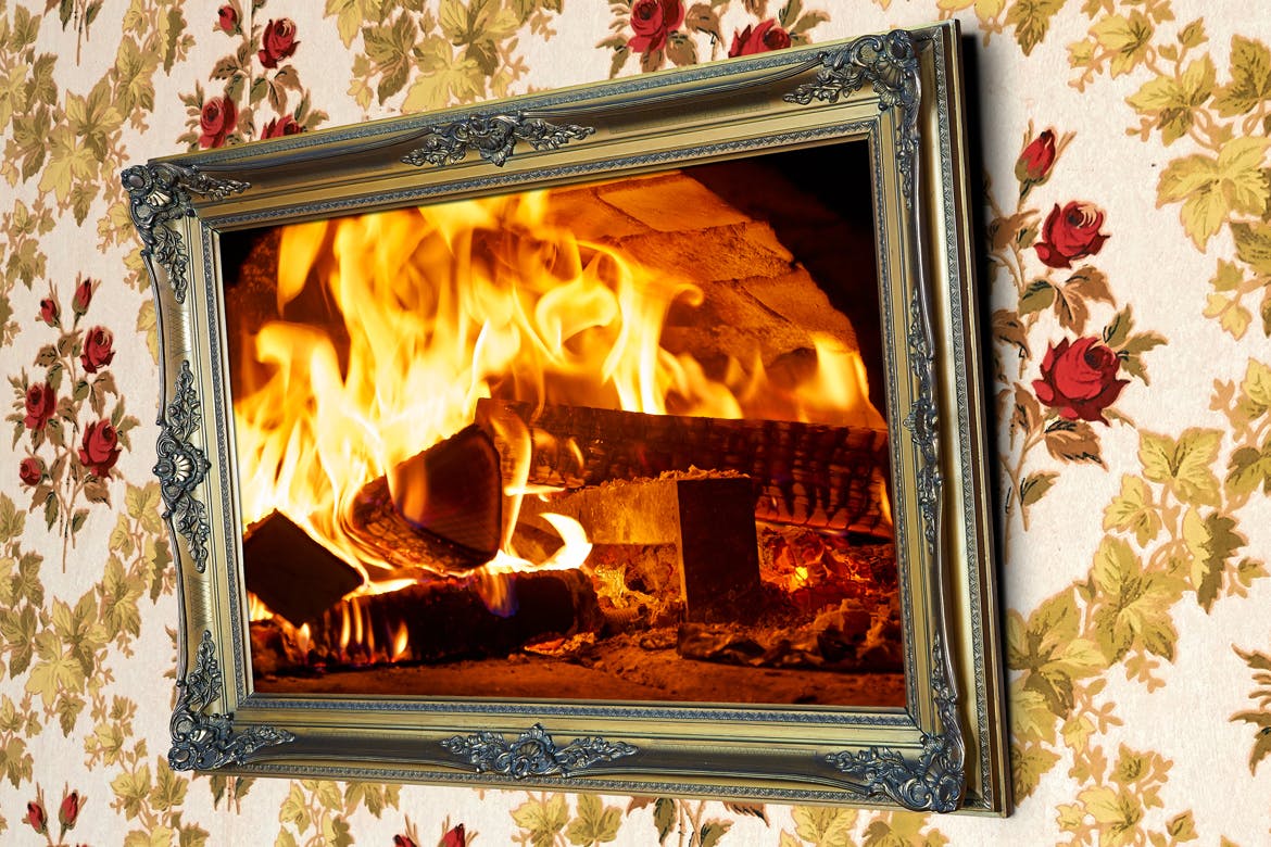 古典风格金色画框相框样机素材库精选 Gold_Frame_Perspective_Mockup插图(2)