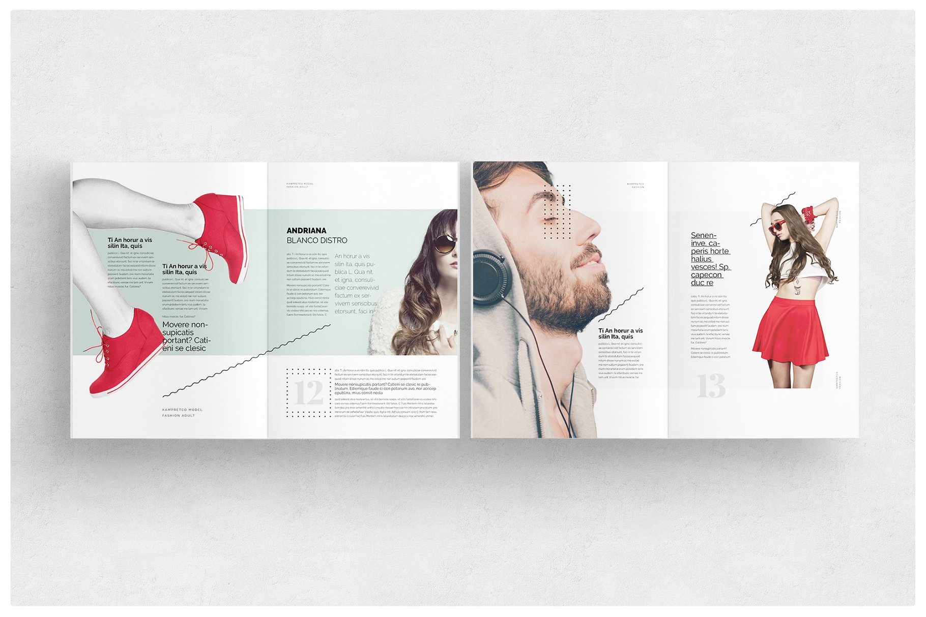 时尚范儿杂志模板 Magazine Template插图(9)