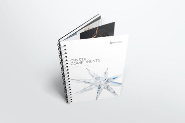 活页装订记事本/目录册样机 Spiral Bound Book / Catalogue Mockups 2插图(7)