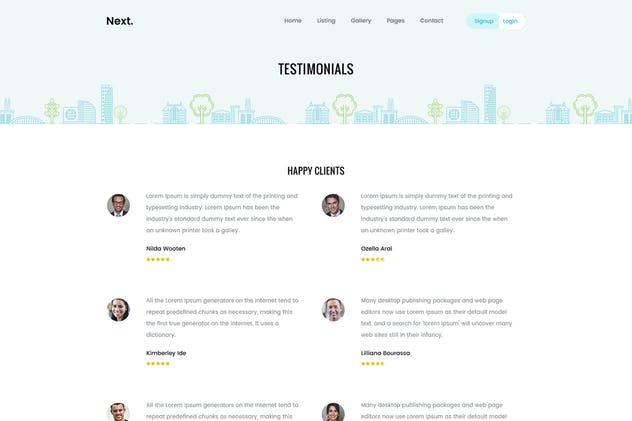 房地产物业管理机构网站设计模板 RealEstate Property Management Agency Web Template插图(15)