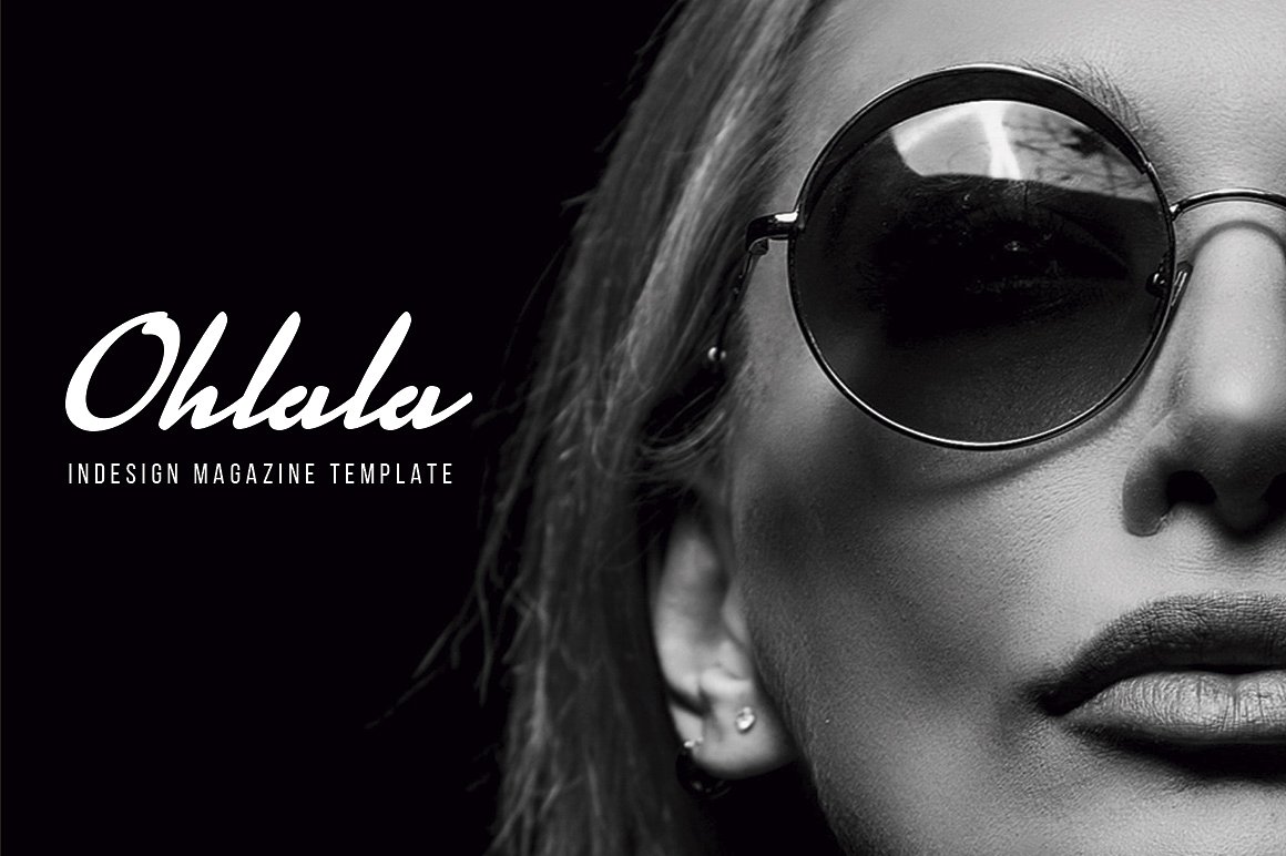 OhLaLa Magazine Template一套概念的极简主义多用途杂志模板下载[indd]插图