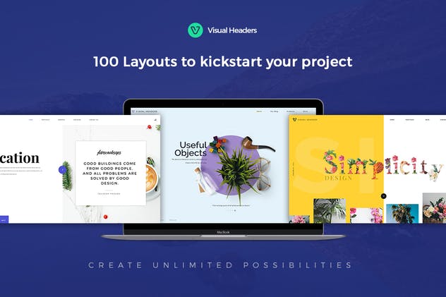 100款可视化网站头部设计模板合集 100 Visual Website Headers插图(2)