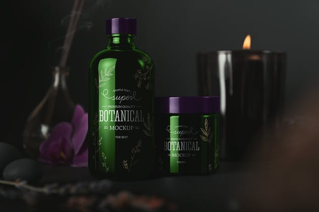 高级SPA美容化妆品样机v.2 SPA Cosmetics Mockup v.2插图(9)