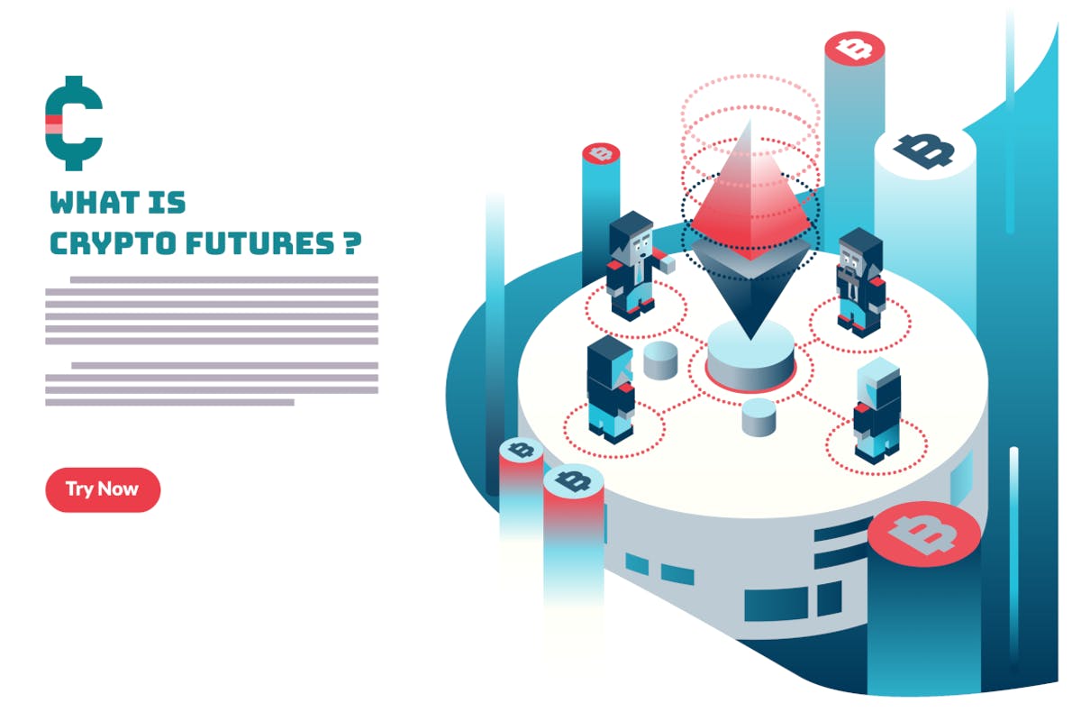 加密货币比特币业务网站着陆页UI模板 Cryptocurrency and Blockchain landing page. hero i插图