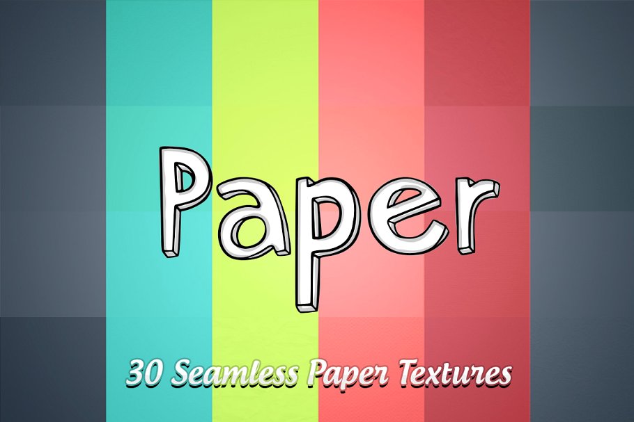 30种无缝彩色纸纹理 30 Seamless Paper Textures插图